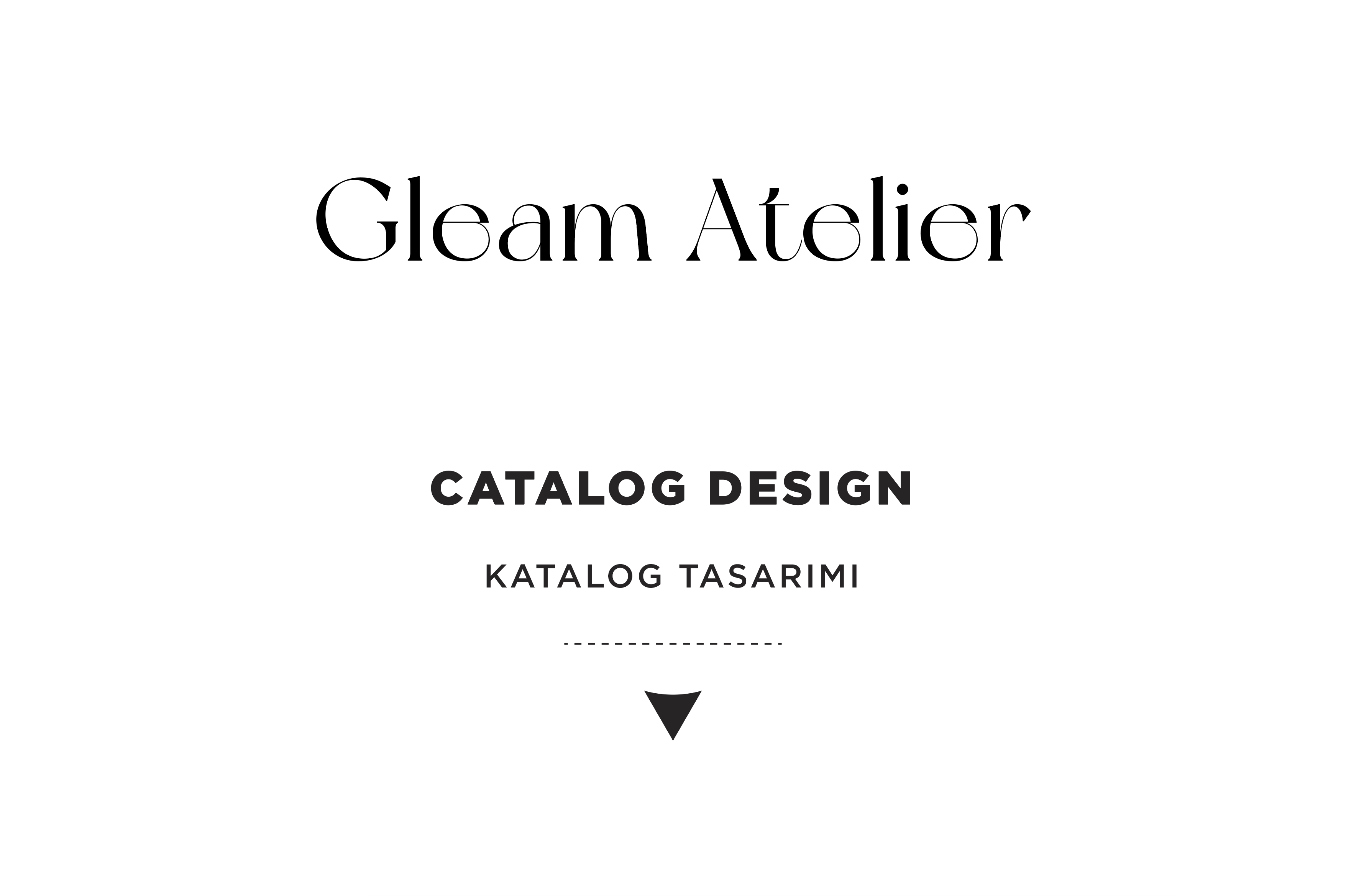 Gleam Atelier - Catalog Design